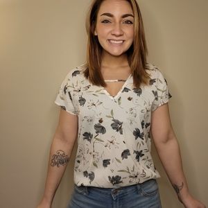 Short Sleeve Blouse -- SHEIN